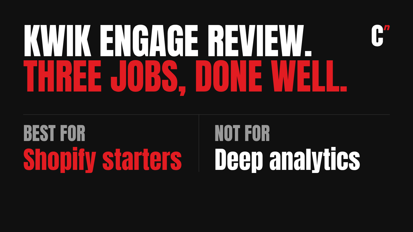 Kwik Engage review: three jobs done well for Shopify brands, customer queries, automations and broadcasts