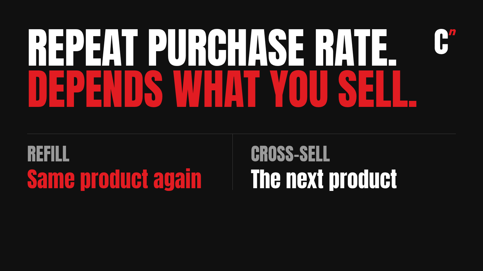 What is a good repeat purchase rate: published benchmarks put it at 20% to 30% a year, but refill brands and cross-sell brands should not compare against the same number