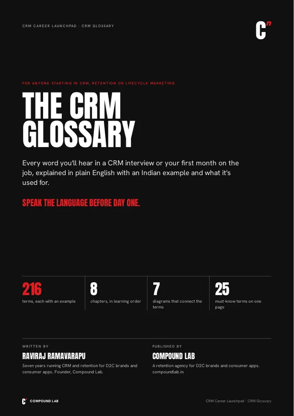 The CRM Glossary preview