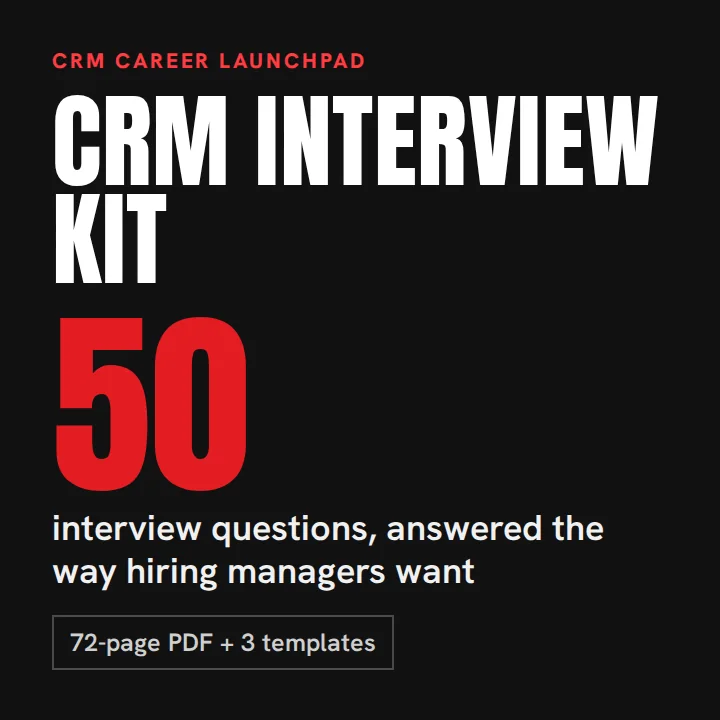 CRM Interview Kit cover