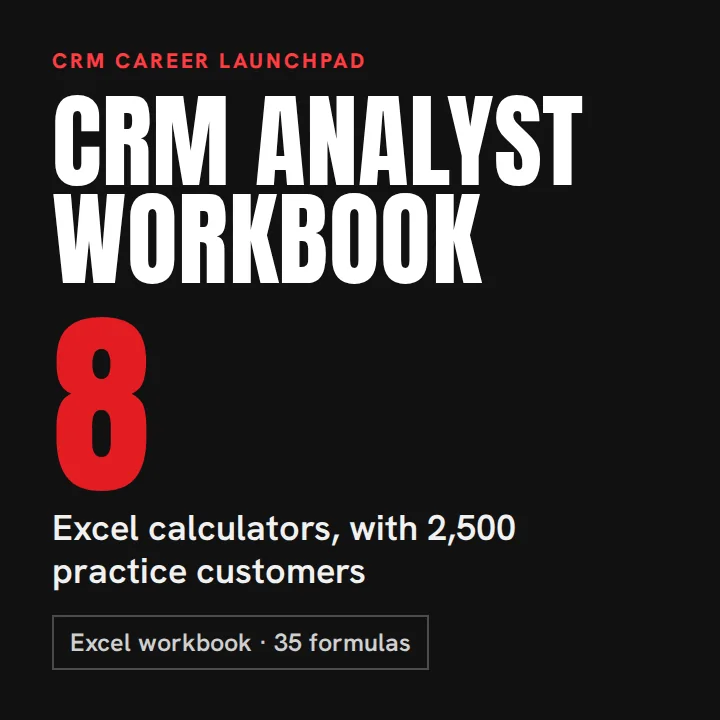 CRM Analyst Workbook cover