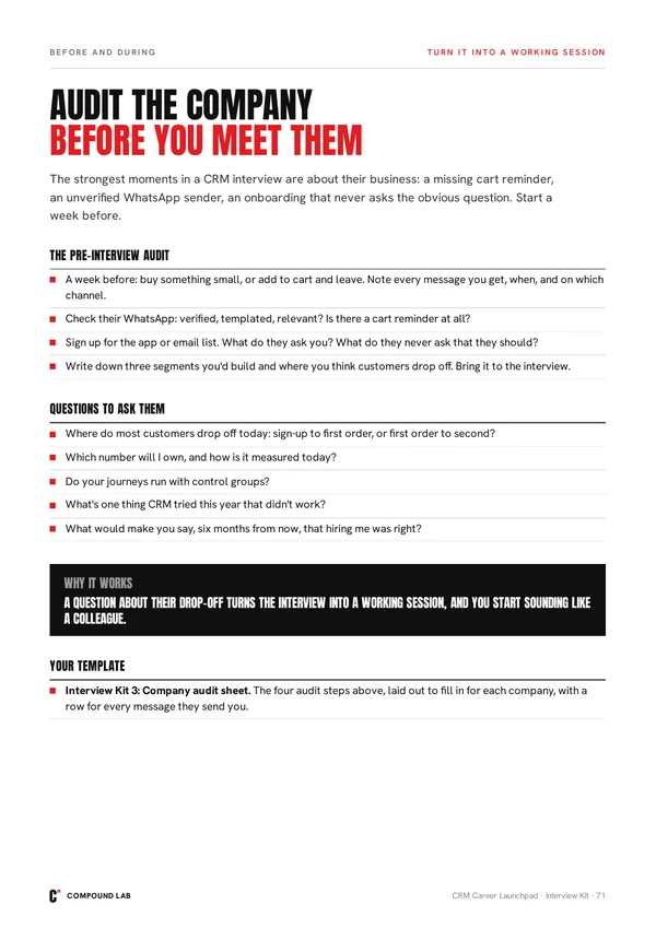 How to check the company before you meet them